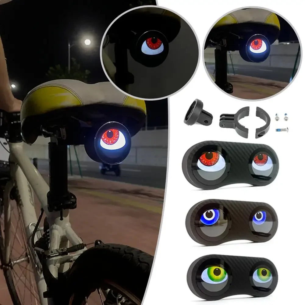LED Fietslamp met Oog-Design – Uniek & Veilig op de weg